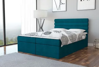 Boxspringbett Schlafzimmerbett ANNIK 120x200cm inkl.Bettkasten