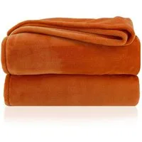 Wohndecke Premium Super Soft Flanell Kuscheldecke Sofadecke, heimtexland, super weich und flauschig, Allergiker geeignet, atmungsaktiv
