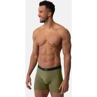DANISH ENDURANCE Boxershorts Bamboo Trunks 6St Superweich mit elastischem Bund, Bambus Unterhosen für Herren