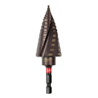 Milwaukee SHOCKWAVE™ schlagfeste Stufenbohrer 4-30mm 1/4 Zoll HEX-Antrieb - 48899265