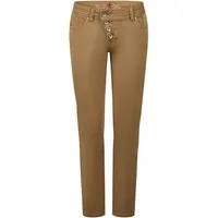 Buena Vista Stoffhose Malibu cropped summer twill - Sommerhose Damen - Slim Fit Hose - braun