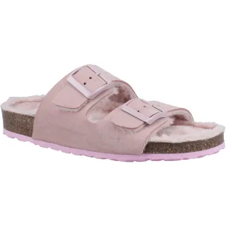 Hush Puppies Jessie Leder Damen Blush Pantoffeln