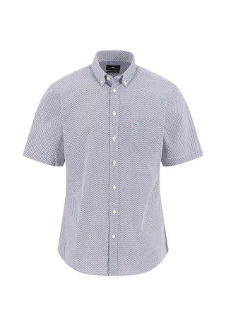FYNCH-HATTON - Summer Minimal Print, B.D., 1/2 marine - Gr. - XXL
