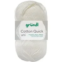 Gründl 50 Gramm Gründl Cotton Quick Uni Farbauswahl Häkelwolle