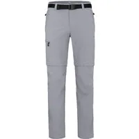 Bergson Outdoorhose BAKER ZIPP-Off Herren Wanderhose, vielseitig, pflegeleicht, Normalgrößen, hellgrau