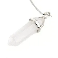 LAVISA Kette mit Anhänger LAVISA Obelisk Edelstein Halskette silber, echte Kristalle, Naturstein, Edelstein Halskette Schmuck Kristall Naturstein Edelsteinkette