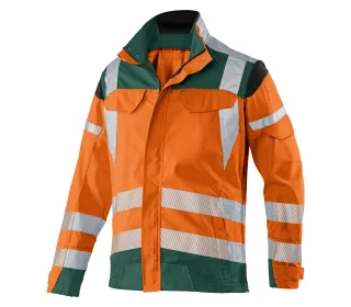 KÜBLER REFLECTIQ Jacke PSA 2 warnorange/moosgrün 24 - 1207 8340-3765-24