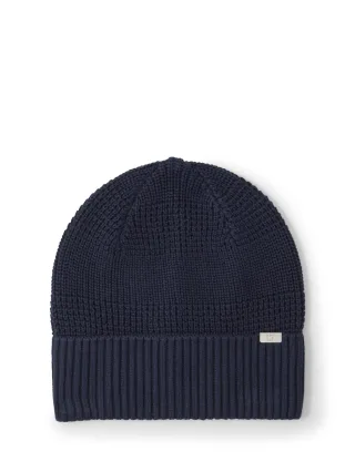 Denim Tom Tailor - Beanie Mütze mit Struktur sky captain blue - Gr. - OS