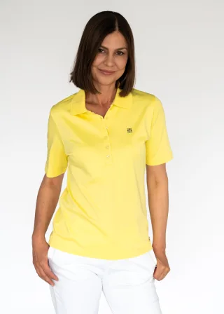 CLARINA - NOS Polo-Shirt, 1/2 Arm, uni 300 gelb - Gr. - 46