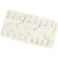 Neverless Stirnband warmes Damen Strick-Stirnband Fleece Futter Zopfmuster Ohrenschutz