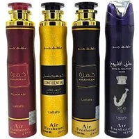 Lattafa Raumduft Raumspray Air Freshener – Khamrah, Khamrah Dukhan, Confidential Gold