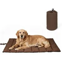 OSTWOLKE Hundematte Wasserdichte Hundematte für Outdoor, Faltbare Hundedecke für Unterwegs, Große Reisedecke für Haustier 110x68 cm