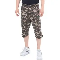 Ben Creek Cargobermudas M301 3/4 Bermuda mit Cargo Taschen, kurze Herren Hose, Capri mit Dehnbund