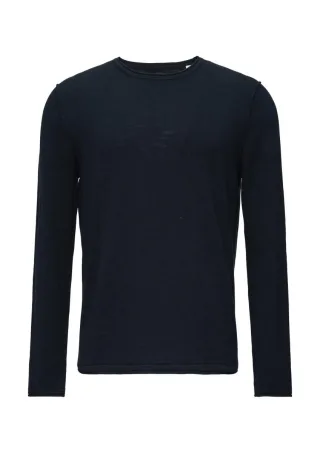 s.Oliver Red Label - Strickpullover mit Flammgarnstruktur blau - Gr. - XXL