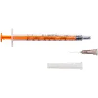 Zarys Absaugspritze 100 x Zarys dicoSULIN U-100 Spritze 1ml mit Kanüle, (100-St)