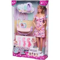 SIMBA Anziehpuppe Simba Puppe Steffi Love Hello Baby mit wachsendem Bauch 105733680