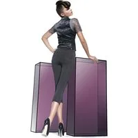 Bas Bleu Caprihose Fashion Capri Leggings Hose kurz Leggins mit Taschen 200den Sandra Trikotage