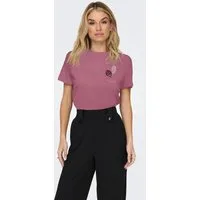 ONLY Kurzarmshirt ONLKITA LIFE REG S/S MIX TOP CS JRS EX. Baumwolle, regular fit