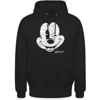 Spreadshirt Hoodie Mickey & Minnie Retro Mickey Mouse Zwinkernd Unisex Hoodie (1-tlg)