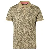 TIMEZONE Poloshirt Alloverprint Design mit klassischer Knopfleiste und Komfort für Herren (1-tlg) Baumwolle Normal Fit Polokragen Kurzarm Einfarbig