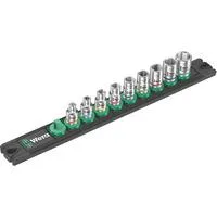 Nuss-Magnetleiste A Imperial 1 Steckschlüsseleinsatz-Satz 1/4", zöllig schwarz/grün, 9-teilig