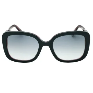 Marc Jacobs - Dunkelgraue Sonnenbrille mit blaugrünen SF-Gläsern