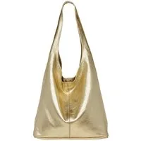 Caspar Schultertasche große Damen Wildleder Tasche Hobo Bag - CLASSIC LINE - Modell No.767, angenehm leicht, ohne Innenfutter, mit Sicherheitsfach, 100% Echtleder