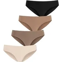 LASCANA Jazz-Pants Slips (4er-Pack) aus elastischer Baumwolle