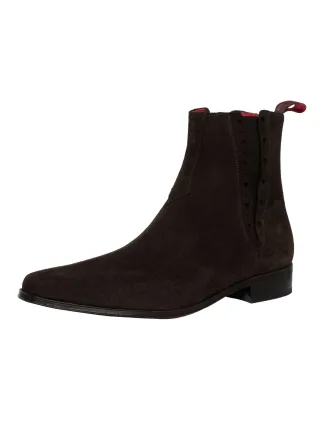 Jeffery West Chelsea-Stiefel Aus Wildleder, Braun