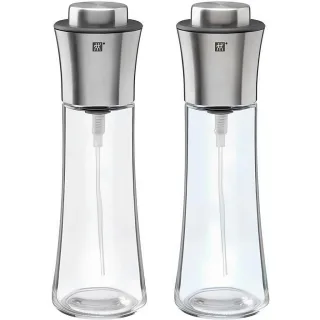 Zwilling Öl-, Silber, Glas, Kunststoff, Rund, 6x20x6 cm, Tischkultur & Servieren, Gewürzmühlen & -Streuer