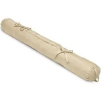 Beautissu Zugluftstopper Viento Zugluftstopper 90cm, 90x10cm, Creme, Türluftstopper Haustür Kältestopper für Türen & Fenster