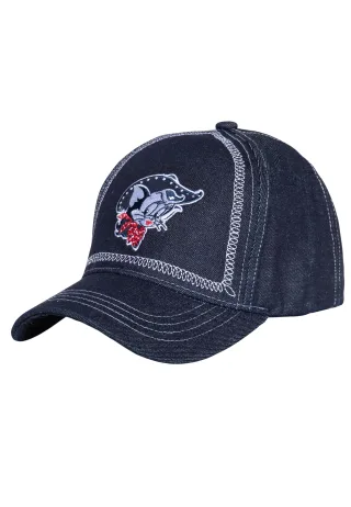 Queen Kerosin Damen Trucker Cap Rebel At Heart Texas Pride blau