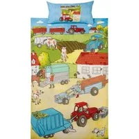 Erwin Müller Kinderbettwäsche Kinder-Bettwäsche "Bauernhof", Renforcé, Motiv