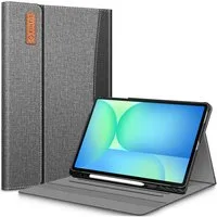 Fintie Tablet-Hülle für Samsung Galaxy Tab S10 FE+ Plus 13.1 Zoll 2025 Tablet, Folio Hülle, mit Multi-Winkel Betrachtung, S Pen Halter und Dokumentenfach