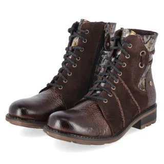 Maciejka Schnürstiefeletten - Gr. 37 - Braun - Leder