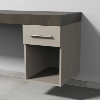 Sanipa Anbau-/Solitärschrank 2morrow (G3351) 510x350x520 Kaschmir-Matt, G33511U G33511U