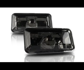 2x Premium Seitenblinker Blinker in Schwarz / Smoke für VW Golf III 3 / Vento / Passat B3 35i