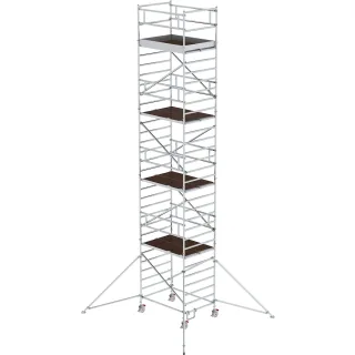 Munk Rollgerüst 1,35 x 1,80 m mit Ausleger & Doppel-Plattform - 167836