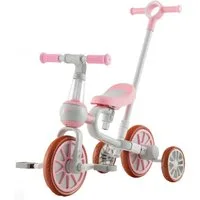 COSTWAY Dreirad 4 in 1 Laufrad, verstellbar, von 2-4 Jahren, bis 30kg
