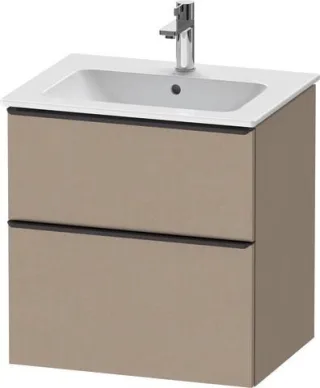 Duravit D-Neo Waschtischunterbau wandhängend Leinen Matt 610x462x625 mm - DE43610BD750000 DE43610BD750000