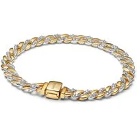 Pandora Gliederarmband DamenZweifarbig Pavé