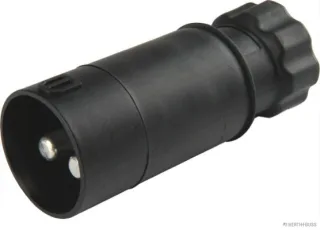 HERTH&BUSS Stecker, 2-polig, 24 V schwarz - 51305708