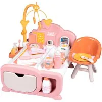 Smoby Puppenmöbel Baby Nurse Cocoon 3-in-1, Made in Europe