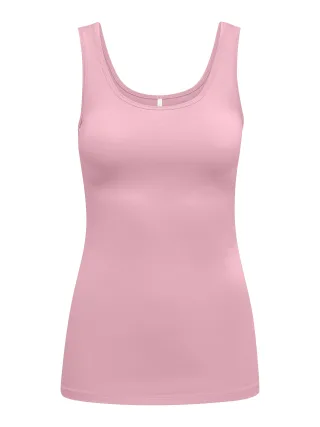 ONLY - ONLLIVE LOVE S/L TANK TOP NOOS Romance Rose - Gr. - S