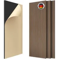 IZODEKOR 3D Wandpaneel IZODEKOR 3D Wandpaneele Holz Schalldämmung, Akustikpaneele, (Set) Schallabsorbierend, flexibel zuschneidbar