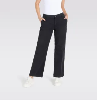 MAC - MAC JEANS - NORA COTTON, Authentic stretch gabardine blau - Gr. - 42/32