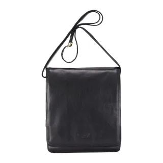 Leder Vintage Schwarz Messenger Schulter Crossbody Reise Business Tasche - Ranger