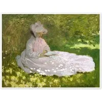 Posterlounge Wandbild Die Leserin, Claude Monet, erhältlich als Poster, Leinwandbild, Wandsticker oder Acrylglasbild