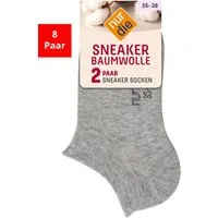 Nur Die Sneakersocken Baumwolle (8-Paar)