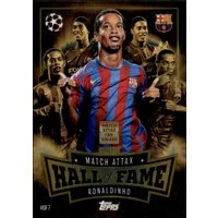 Topps Sammelkarte HOF7 - Ronaldinho - Match Attax Hall of Fame - 2025/2026